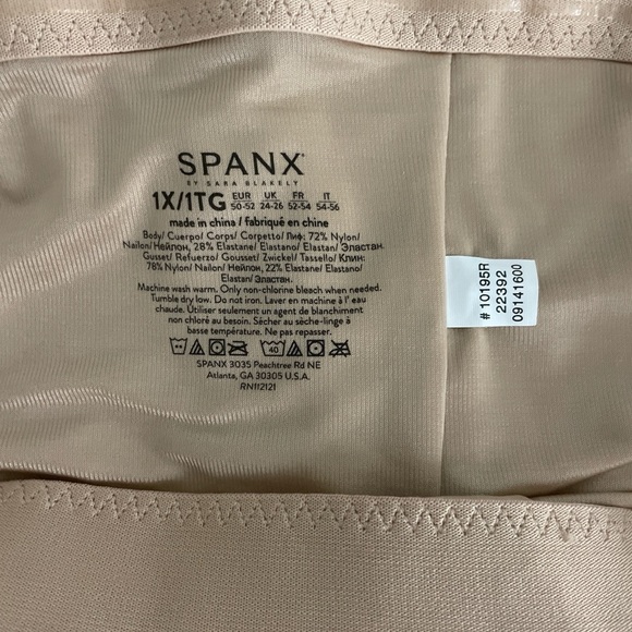 Spanx Conceal-Her High Waist Extended-Leg Shorts Size 1X Natural Glam NWT 10195P - Picture 4 of 8